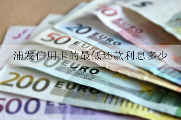 浦發(fā)信用卡的最低還款利息多少？最低還款還不上怎么辦？