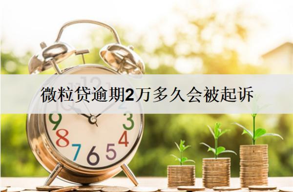 微粒貸逾期2萬多久會被起訴？微粒貸逾期影響嚴(yán)重