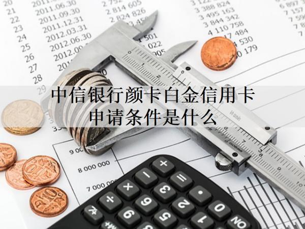 中信銀行顏卡白金信用卡申請條件是什么？申請材料有哪些？