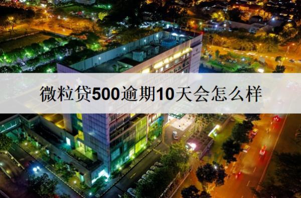 微粒貸500逾期10天會怎么樣？如何逾期還款呢？