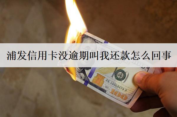 浦發(fā)信用卡沒逾期叫我還款怎么回事？和這4個(gè)原因有關(guān)