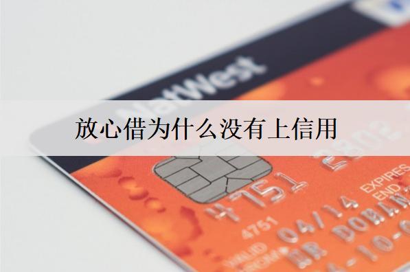 放心借為什么沒有上信用？沒額度原因是什么？