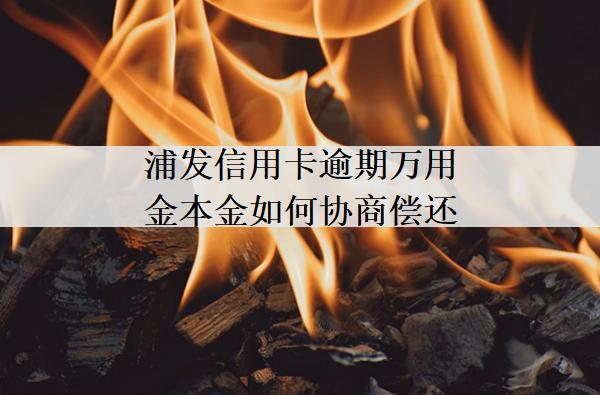 浦發(fā)信用卡逾期萬用金本金如何協(xié)商償還？逾期幾天上信用？