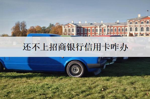 還不上招商銀行信用卡咋辦？信用卡還不上處理辦法及后果分析