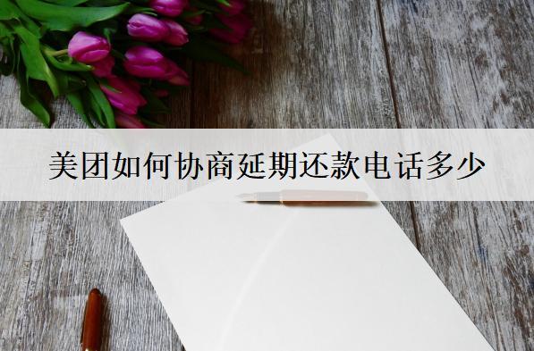 美團(tuán)如何協(xié)商延期還款電話多少？美團(tuán)協(xié)商延期步驟詳細(xì)解析
