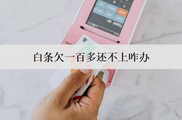 白條欠一百多還不上咋辦