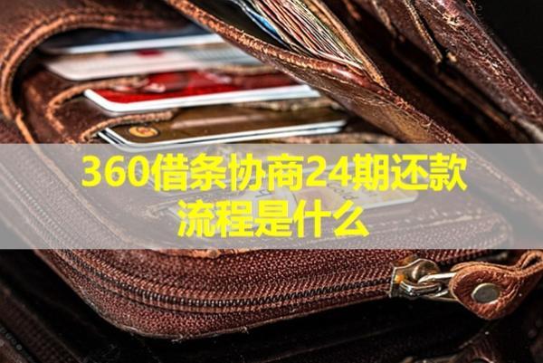 360借條協(xié)商24期還款流程是什么？詳細(xì)解析