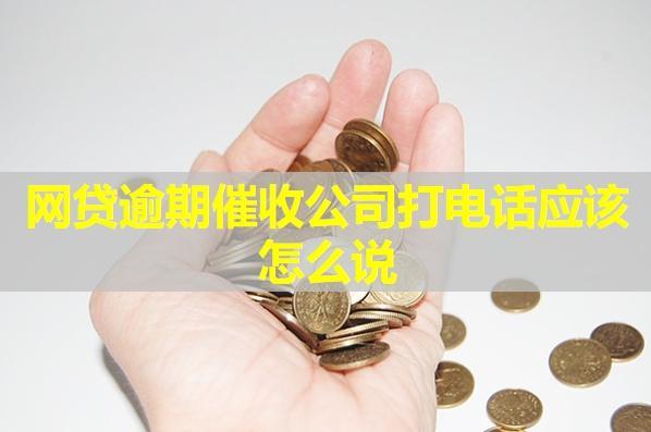 網(wǎng)貸逾期催收公司打電話應該怎么說？