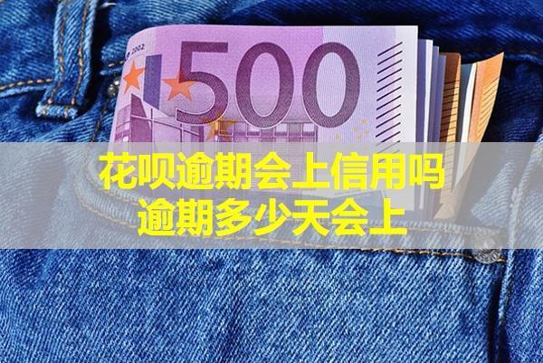 花唄逾期會上信用嗎，逾期多少天會上？