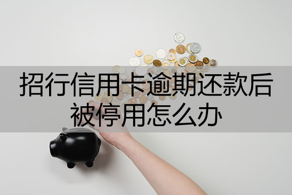 招行信用卡逾期還款后被停用怎么辦？