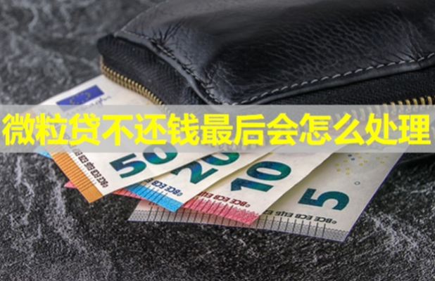 微粒貸不還錢最后會(huì)怎么處理？