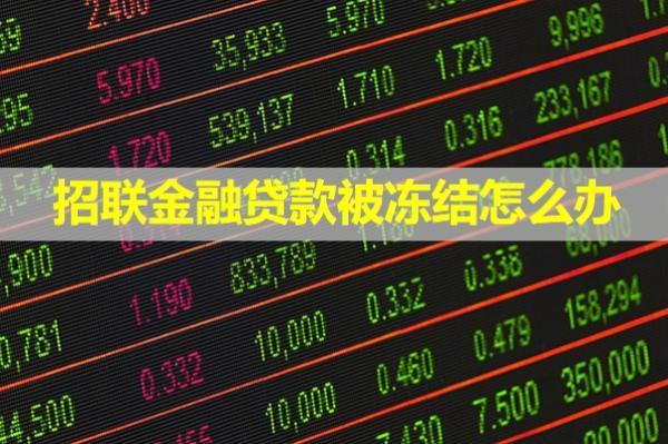 招聯(lián)金融貸款被凍結(jié)怎么辦？評估需要多久？