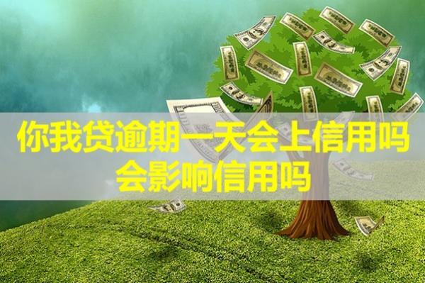 你我貸逾期一天會(huì)上信用嗎？會(huì)影響信用嗎？