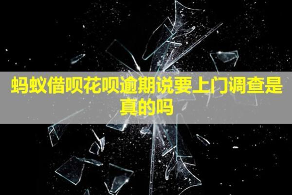 螞蟻借唄花唄逾期說要上門調(diào)查