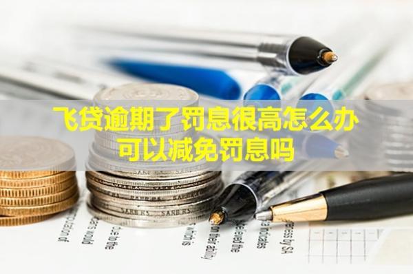 飛貸逾期了,罰息很高怎么辦,可以減免罰息嗎？