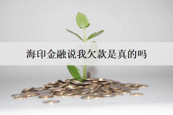 海印金融說(shuō)我欠款是真的嗎？如何核實(shí)？
