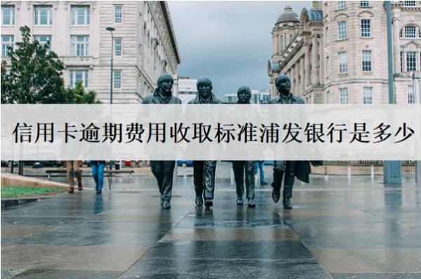 信用卡逾期費(fèi)用收取標(biāo)準(zhǔn)浦發(fā)銀行是多少？