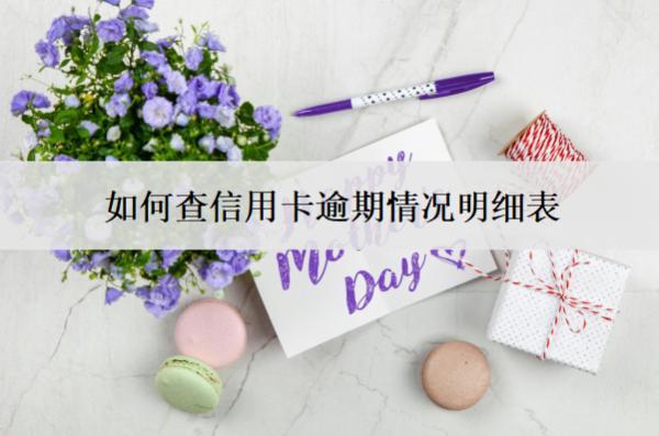 如何查信用卡逾期情況明細表？通過這4個渠道查