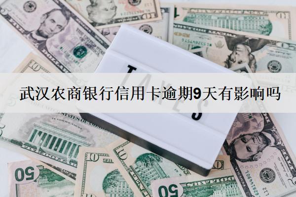 武漢農(nóng)商銀行信用卡逾期9天有影響嗎？怎么辦？