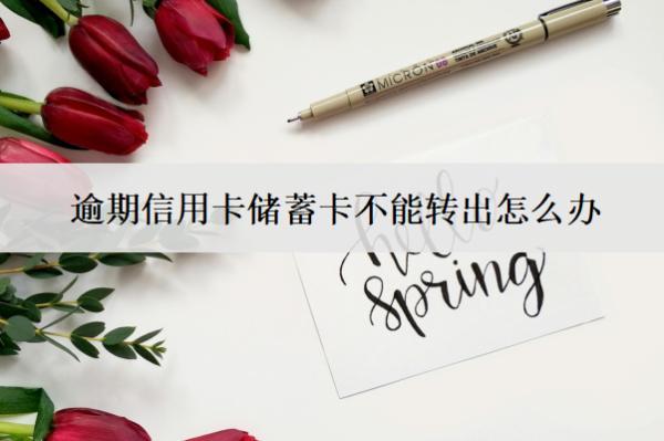逾期信用卡儲蓄卡不能轉(zhuǎn)出怎么辦？