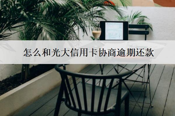 怎么和光大信用卡協(xié)商逾期還款