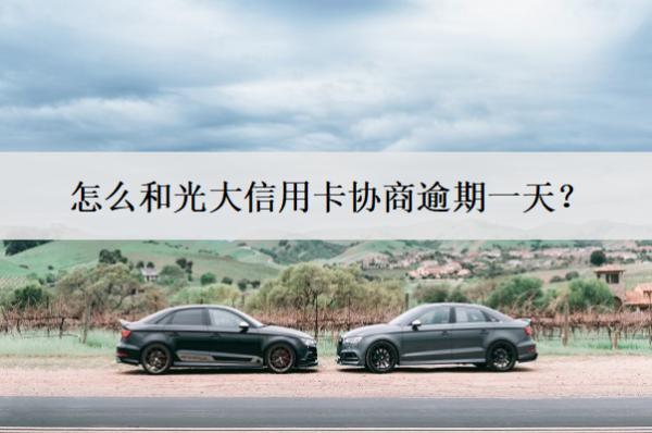 怎么和光大信用卡協(xié)商逾期一天？