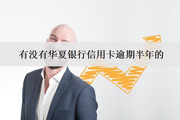 有沒有華夏銀行信用卡逾期半年的？逾期半年后果及應(yīng)對策略
