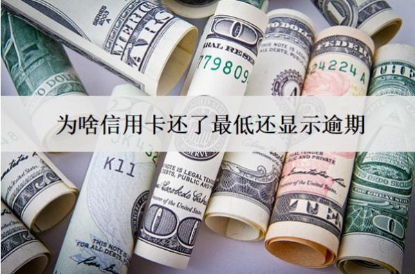為啥信用卡還了最低還顯示逾期
