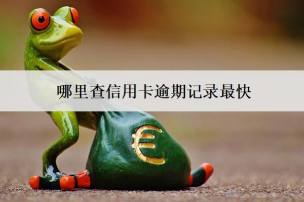 哪里查信用卡逾期記錄最快？這4個地方