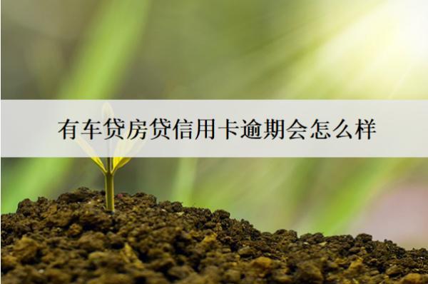 有車貸房貸信用卡逾期會怎么樣？