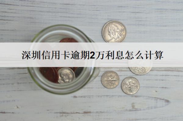深圳信用卡逾期2萬(wàn)利息怎么計(jì)算？怎么減免？