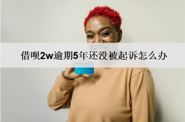 借唄2w逾期5年還沒被起訴怎么辦？