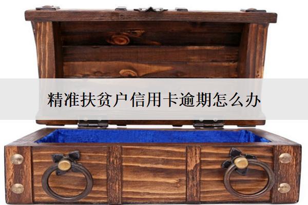 精準(zhǔn)扶貧戶信用卡逾期怎么辦
