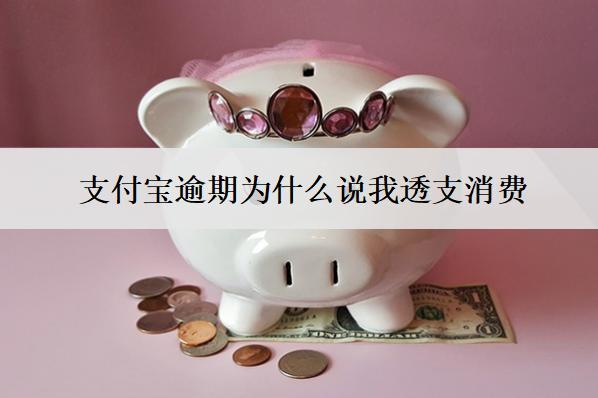 支付寶逾期為什么說我透支消費(fèi)？原因是什么？