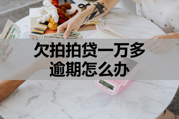 欠拍拍貸一萬多逾期怎么辦