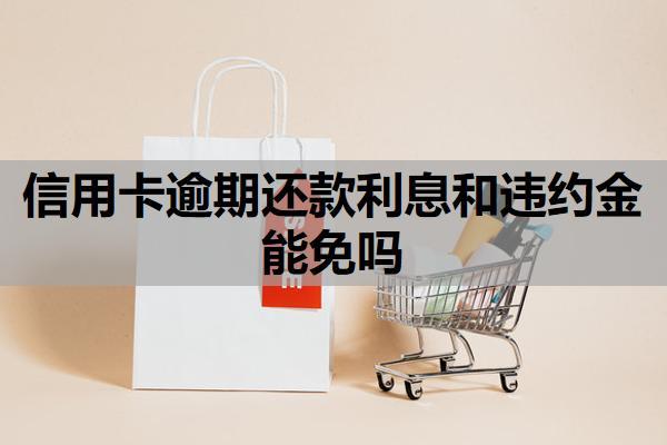 信用卡逾期還款利息和違約金能免嗎？申請(qǐng)流程與注意事項(xiàng)