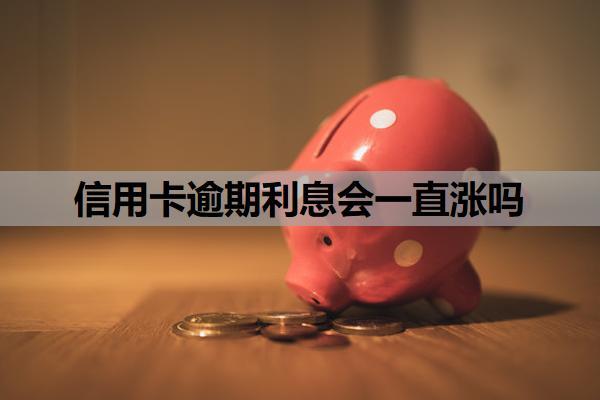 信用卡逾期利息會一直漲嗎？逾期利息一直漲怎么辦？