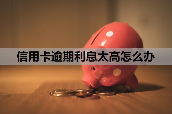 信用卡逾期利息太高怎么辦
