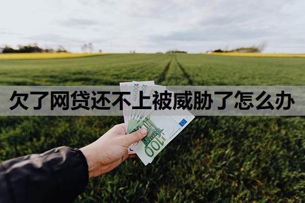 欠了網(wǎng)貸還不上被威脅了怎么辦