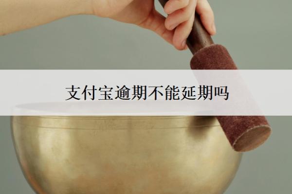 支付寶逾期不能延期嗎？可以二次延期嗎？